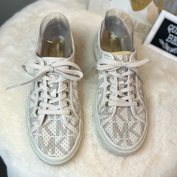 Michael Kors Logo Sneakers Size 8 - Picture 5 of 6